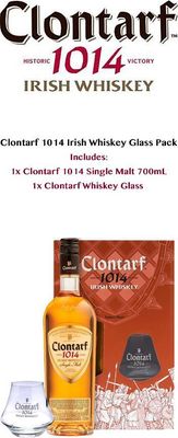 Clontarf Irish Whiskey Glass Gift Pack