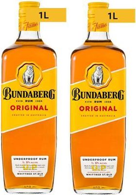 Bundaberg Rum 2 x Bundle of Original UP Rum