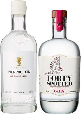 BoozeBud Forty Spotted Dry and Liverpool Organic Gin Bundle