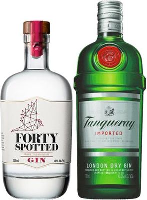 BoozeBud Forty Spotted & Tanqueray London Dry Gin Bundle