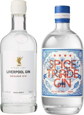 BoozeBud Liverpool Organic & Four Pillars Spice Trade Gin Bundle