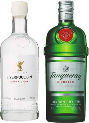 BoozeBud Liverpool Organic & Tanqueray London Dry Gin Bundle