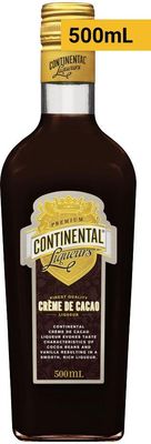 Continental Liqueurs Creme De Cacao Liqueur