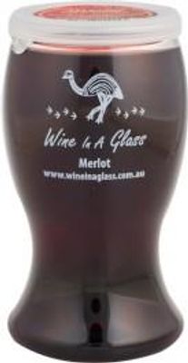 Wine in a Glass Merlot  187ml 24 Glasses