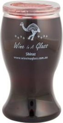 Wine in a Glass Shiraz 187ml 24 Glasses