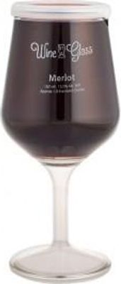 Wine in a Glass Merlot  (with detachable stem) 12 Glasses