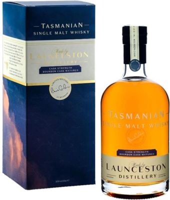 Launceston Distillery Bourbon Cask Cask Strength 62% Whiskey