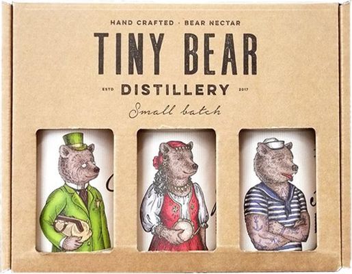 Tiny Bear Distillery Tiny Bear Trio (Gin + Gift Box) 3x