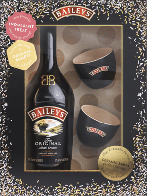 Baileys Original Irish Cream Liqueur Gift Pack Liqueurs