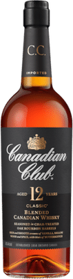 Canadian Club 12 Year Old Classic Blended Canadian Whisky American Whiskey