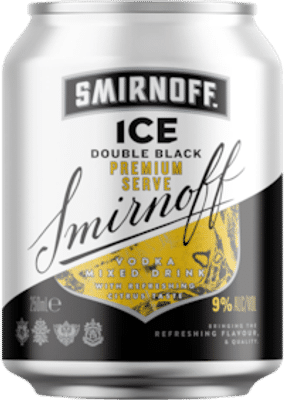 Smirnoff Ice Double Black Premium Serve Vodka