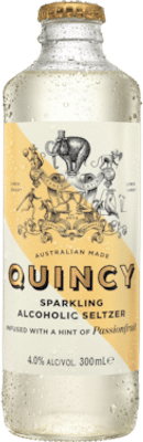 Quincy Sparkling Alcoholic Seltzer Passionfruit Bottles 3