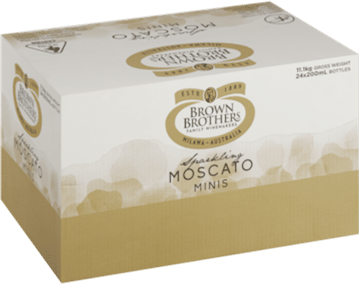 Brown Brothers Sparkling Moscato Sweet Sparkling 24x2