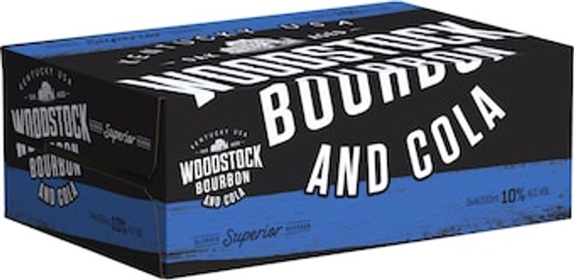 Woodstock Bourbon & Cola 10% Cans mL