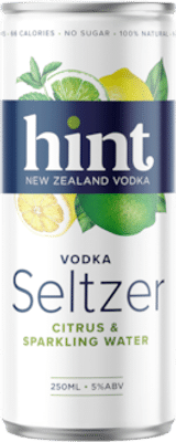 Hint Citrus Vodka & Sparkling Water Seltzer Cans Premix