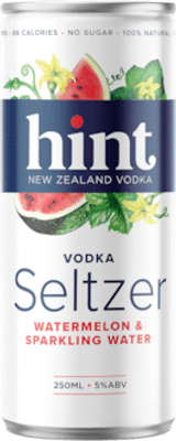 Hint Watermelon Vodka & Sparkling Water Seltzer Cans 25 Premix