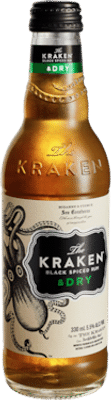 The Kraken Black Spiced Rum & Dry Bottles Premix