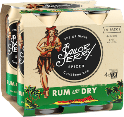 Sailor Jerry Spiced Rum & Dry