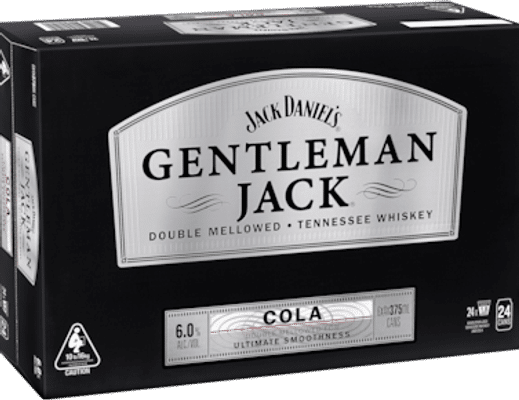 Gentleman Jack Rare Tennessee Whiskey & Cola mL