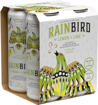 Rainbird Seltzer Lemon & Lime 6 Percent Vodka