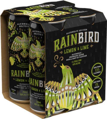 Rainbird Seltzer Lemon & Lime 8 Percent Vodka