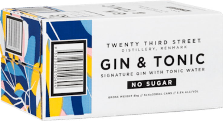 23rd Street Distillery Gin & Tonic (No Sugar) Can