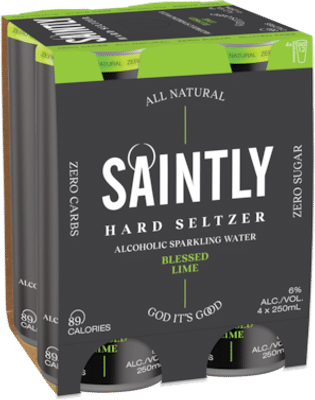 Saintly Hard Seltzer Blessed Lime Vodka