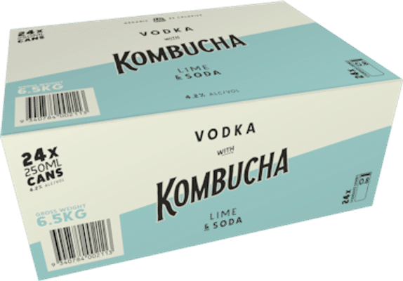 Lo Bros Vodka Kombucha Lime & Soda