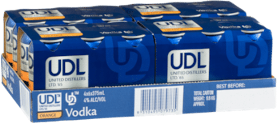 UDL Vodka & Cans mL