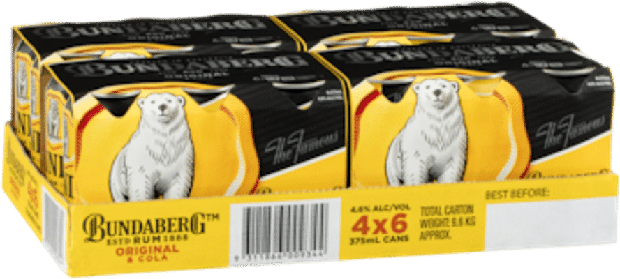 Bundaberg U.P. Rum & Cola Cans mL