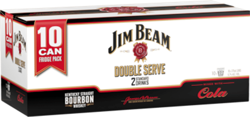 Jim Beam White Double Serve Can American Whiskey