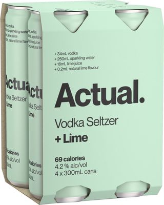 Vodka Seltzer & Lime Cans