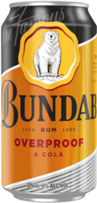 Bundaberg OP Rum & Cola Cans 375mL