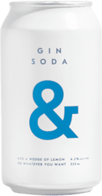 Gin Soda & Cans 355mL