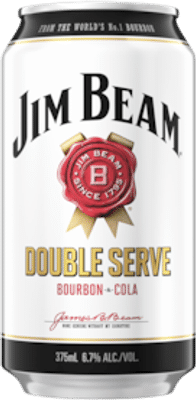 Jim Beam Double Serve Bourbon & Cola Cans