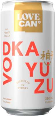 Love Can Vodka Yuzu & Soda Cans 250mL