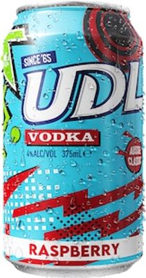 UDL Vodka & Raspberry Cans