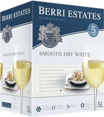 Berri Estates Smooth Dry White Cask 5L