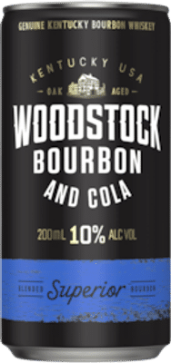 Woodstock Bourbon & Cola 10% Cans