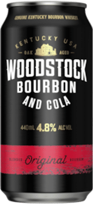 Woodstock Bourbon & Cola Cans 440mL