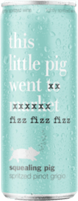 Squealing Pig Spritzed Pinot Grigio Cans