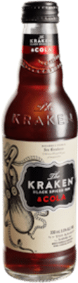 The Kraken Black Spiced Rum & Cola Bottles