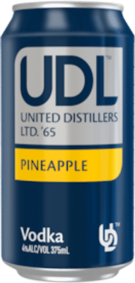 UDL Vodka & Pineapple Cans 375mL