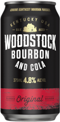 Woodstock Bourbon & Cola 4.8% Cans 375mL