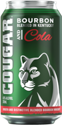 Cougar Bourbon & Cola Cans 10 Pack 375mL