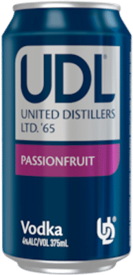 UDL Vodka & Passionfruit Cans 375mL