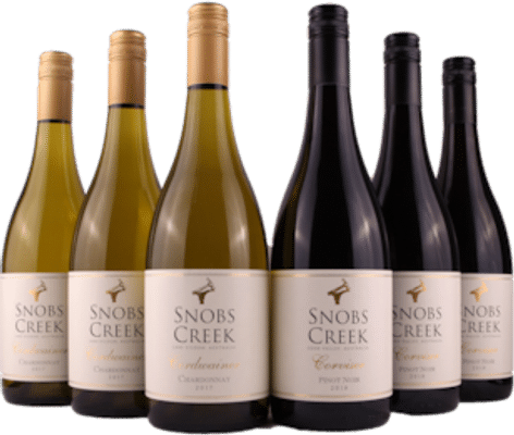 Snobs Creek Estate Lake Eildon Cordwainer Chardonnay & Corviser Pinot Noir