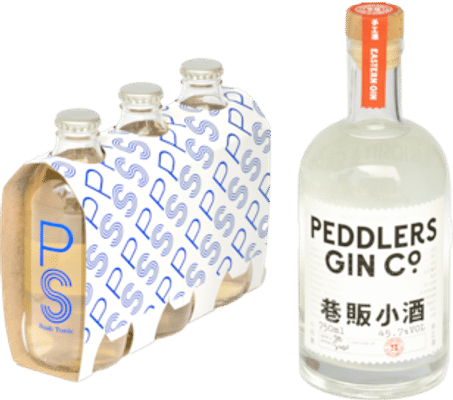 Peddlers x PS Soda Rare Eastern Gin & Bush Tonic Picnic Pack