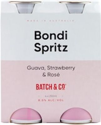 Batch & Co Bondi Spritz Guava Strawberry & Rose 250mL Cans