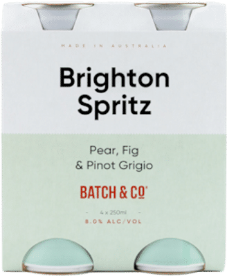 Batch & Co Brighton Spritz Pear Fig & Pinot Grigio 250mL